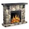 Edendirect 48.43'' 750/1500W Heater, 7 Flame Brightness, Multi-Color Freestanding Electric Fireplace Y4928+Y926M - alternate 1